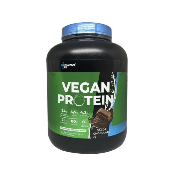 Proteína Vegana Innovative Fit sabor chocolate | 76 porciones | 5 libras