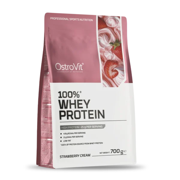 Proteína whey sabor frutilla